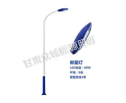 新城镇爆款市电路灯