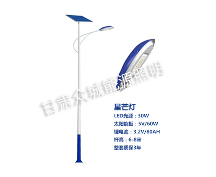 新城镇爆款太阳能路灯