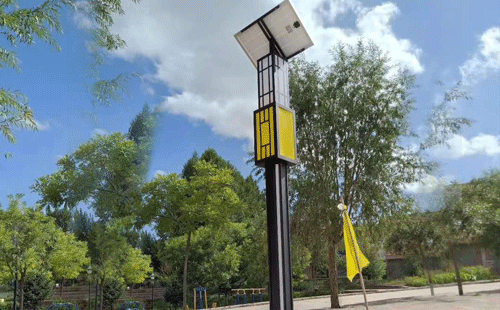 新城镇智慧路灯安装